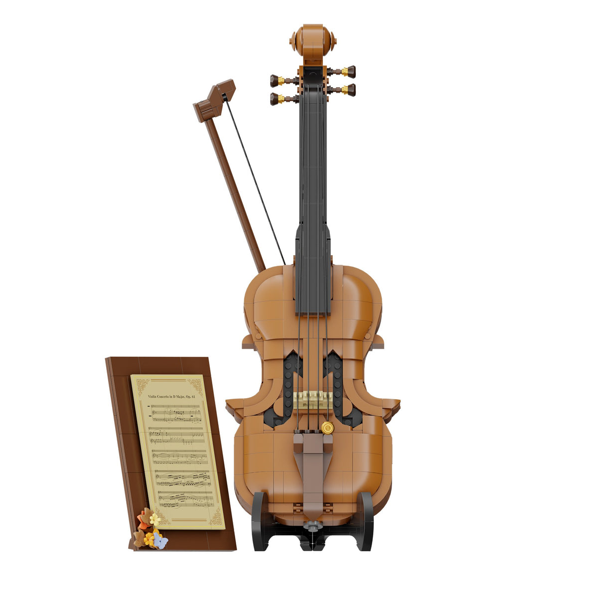 PANTASY® Il Violino - dettaglio del riccio, delle corde e del ponticello