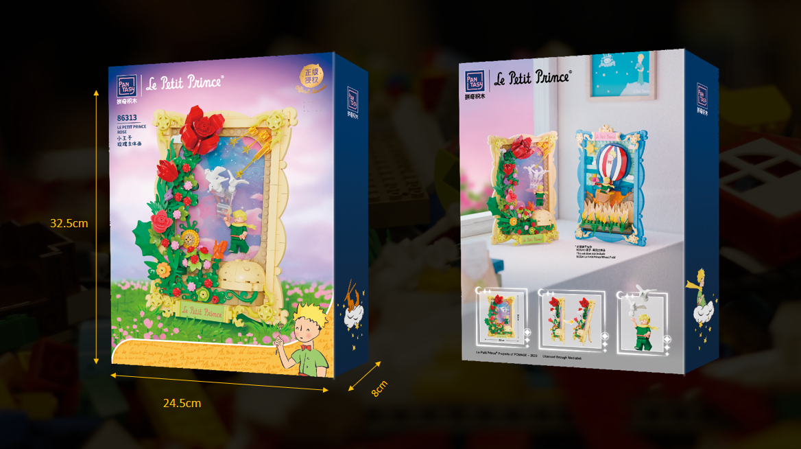 PANTASY® Le Petit Prince • La Rosa (Ritratto 3D)